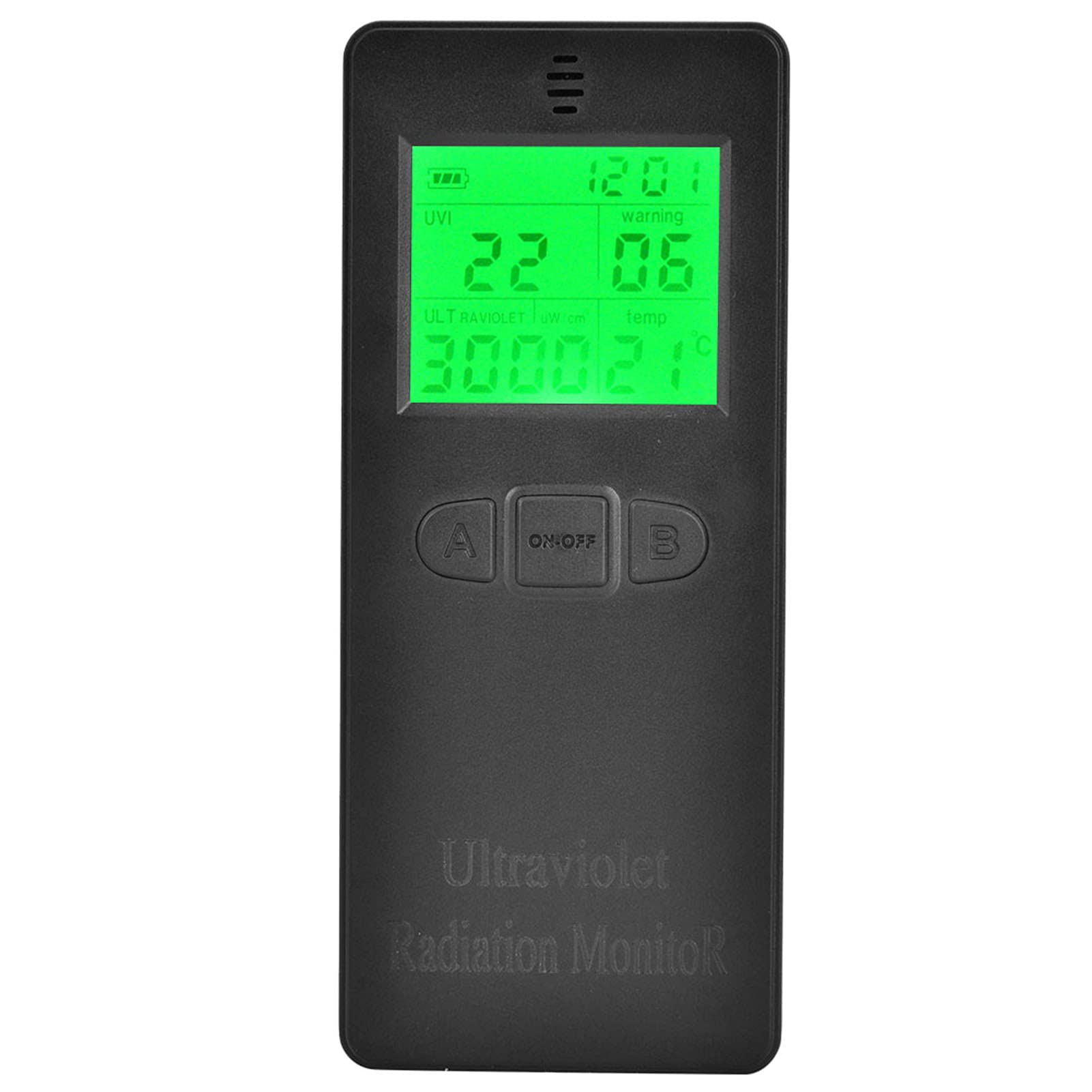 Fishawk Digital Ultraviolet Radiation Detector, Handheld Digital UV Index Sensor with Temperature Display, Portable UV UVI Light Meter Ultraviolet Solar Light Radiations Meter for Outdoor, UV Lamps