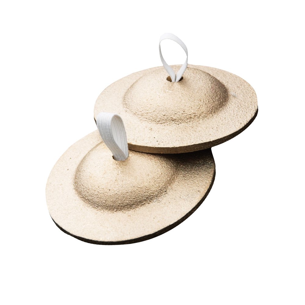 ZILDJIAN P0771 FX Finger Cymbals, Thick, Natural Cast Finish (Paar