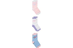 Gertex MLB Toronto Blue Jays Kids Girls 3-Pack Socks | Multiple Designs in One