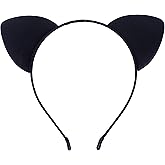 Bonnie Z. Leonardo Women PU Black Cat Ears Headband