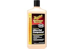 Meguiar’s Mirror Glaze Ultra-Cut Compound, M10508C, 8 fl. oz. (236.5 ml)