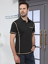Men's Casual Polo Shirts Classic Short Sleeve