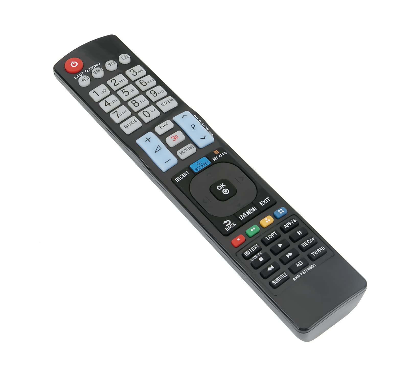 AULCMEET AKB73756565 sub AKB73756580 AKB73756571 Replace Remote Compatible with LG 50LB653V-ZK 50LB650V-ZE 50LB650V-ZN 60LB650V-ZN 70LB650V-ZA 70LB650V-ZB 42LB670V-ZA 42LB671V-ZB 42LB671V-ZF