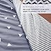 King Bedding Duvet Cover Triangle Pattern.Blue Reversible Duvet Cover with 2 Pillow Shams - Hotel Quality 100% Cotton - Luxurious, Comfortable, Breathable, Soft and Extremely Durable (King, Style 1)