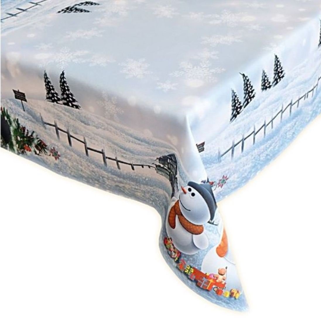 Raebel - Large blanket - print motif "snowmen" - (130 x 170 cm)