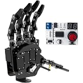 Robot Hand Five Fingers Solely Movement Bionic Robot Mechanical Arm DIY - Right Hand with Servo Tester