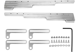 Aluminum Alloy Spark Plug Wire Looms Holders, Spark Plug Wire Separators Holders Replacement for SBC SBF 302 350 454 V8 Engin