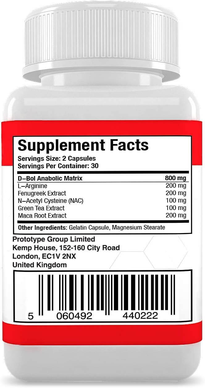 Md Labs D Bolic 30 Legal Bodybuilding Muscle Supplement Strength Booster Optimal Growth Performance Recovery 1 Month Supply 60 Capsules Uk Manufactured Amazon Co Uk Health Personal Care