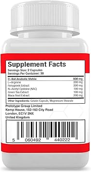 Md Labs D Bolic 30 Legal Bodybuilding Muscle Supplement Strength Booster Optimal Growth Performance Recovery 1 Month Supply 60 Capsules Uk Manufactured Amazon Co Uk Health Personal Care