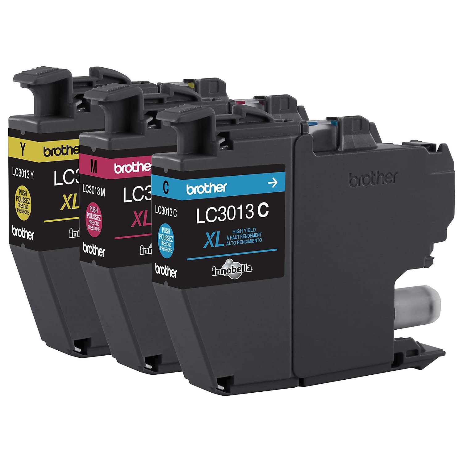 Brother High-yield Color Printer Ink Cartridges LC3013 3-Pack for Work Smart Series - Professional Grade Ink for MFC-J491DW, J497DW, J690DW, J895DW - Up to 400 Pages per Cartridge