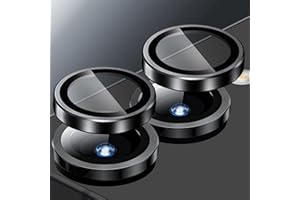 KUXNGUYI Phone Camera Lens Protector for Samsung Galaxy Z Flip 7, Individual Lens Protectors, Scratch-Resistant Ultra-Thin Tempered Glass with Aluminum Edging, Zflip7 Flip7 5G [Case Friendly] [1 Set ] (Black)