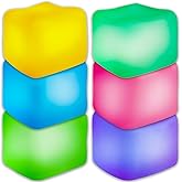 6Pcs Stress Cube Glow in The Dark,Fidgets for Teens,Adults, Kids,Super Solid Squishy Toy,Squeeze Toys,Ice Cube,High Density Squeeze Toys,Stocking Stuffers,Cool Things