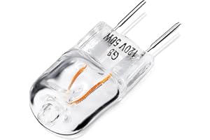 MTZUL 6912A40002J Microwave Lamp Halogen Light Bulb 120V 50W G8 Compatible with LG Kenmore LMV2031ST LMV2031BD 83543, Microwave Oven Halogen Lamp Light Bulb Replace 2025028 AH3610037 EA3610037 PS3610037