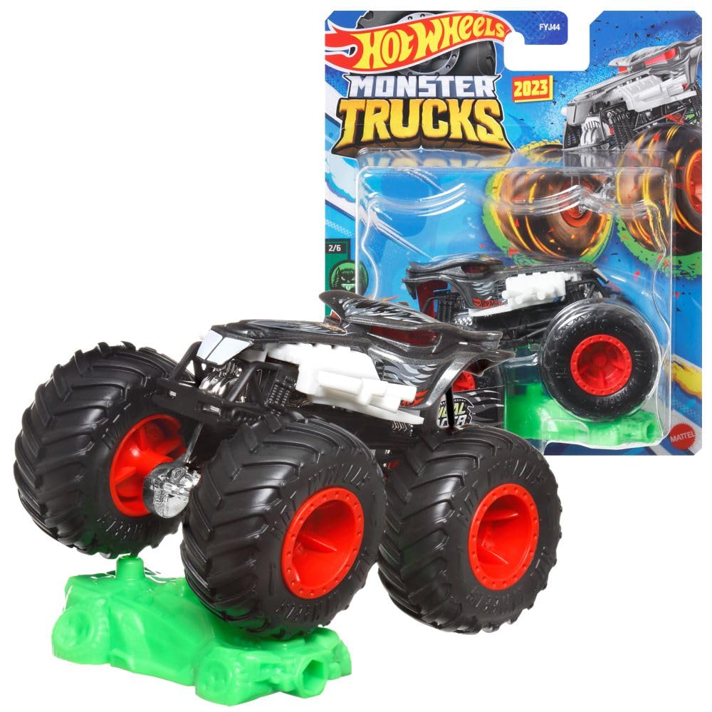 Mattel Monster Trucks | Hot Wheels | 1:64 Die-Cast Vehicles | Cars: Ratical Racer