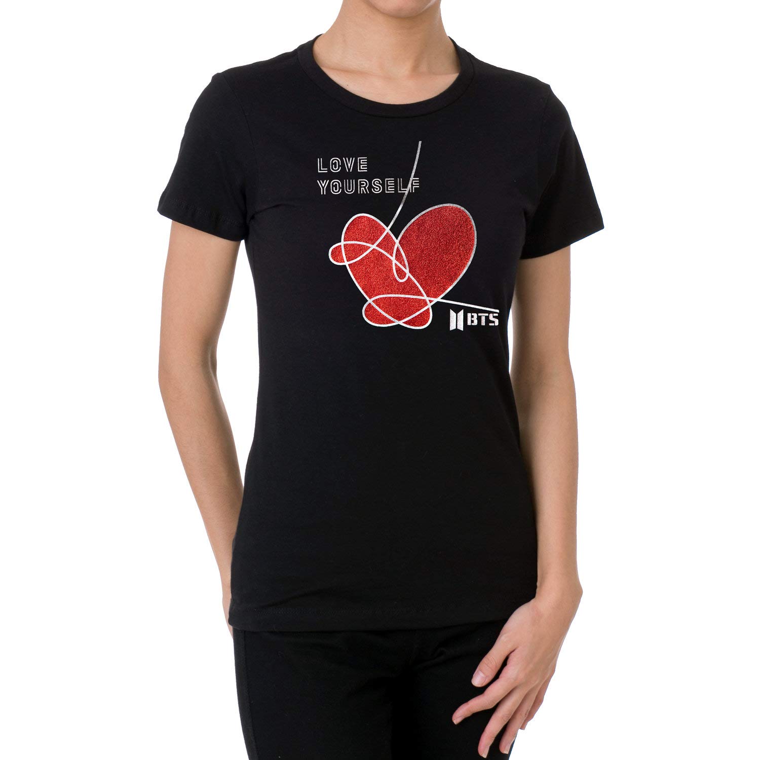 Love Yourself Bts Soft Metallic K Pop S T Shirts Kitilan