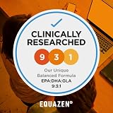 Equazen Omega 3 & 6 Capsules Brain Support 60 Pack DHA EPA GLA Halal view 4