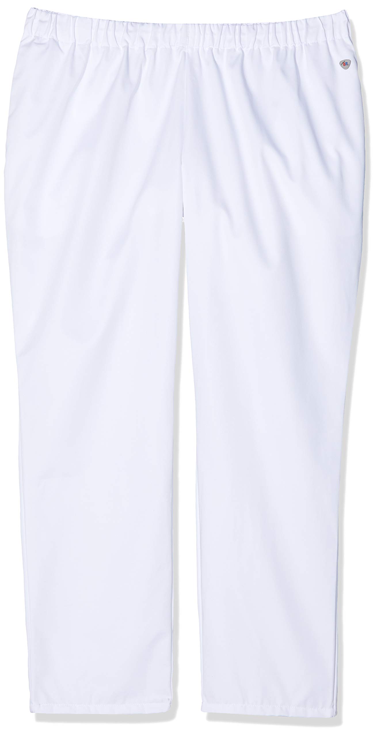 BP 1645-485-21-XLl, Unisex Trousers, with Elasticated Waist 215,00 g/m², Fabric Blend White, XLL
