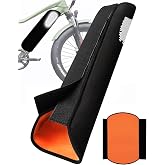 CBHCARCAR EBike Battery Cover, (11.8-15.8in circumference) Reflective Battery Protective E-Bike at Night, Bicycle Thermal Cover Waterproof Dustproof Bag