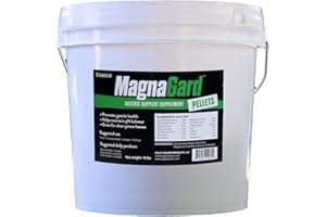 MagnaGard Pellet, Gastric Support Supplement for Horses | Palatable Alfalfa Pellet with Calcium, Magnesium, and 50+ Trace Minerals | 30 Day Supply