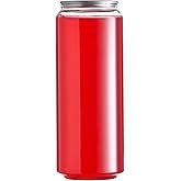 Hammont 100pk Plastic Juice Bottles with Caps – Sealable Smoothie, Boba, & Iced Coffee Cups – Reusable Clear Drink Containers – Compatible Automatic Cup Sealers (16.90 oz (500ml))