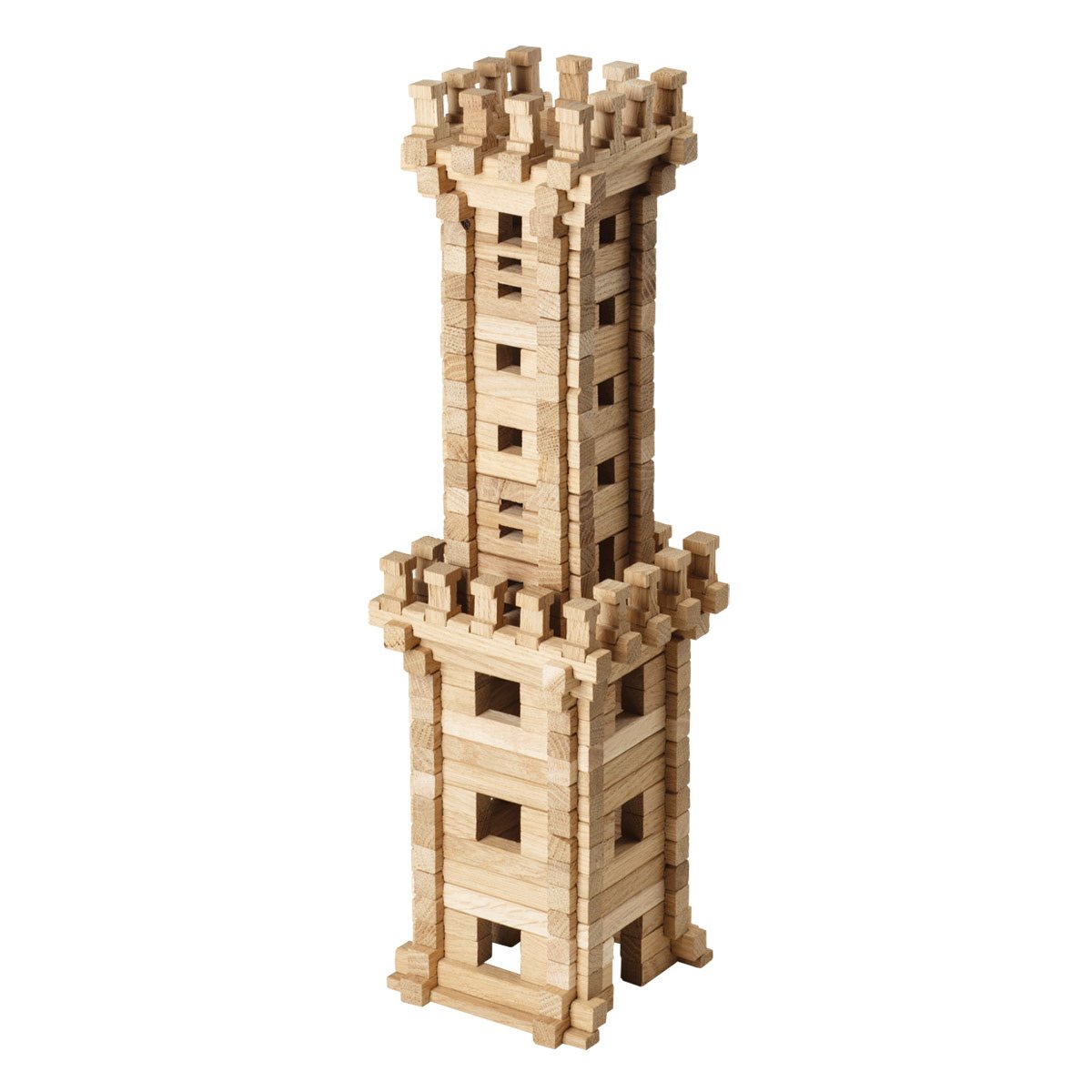 IGROTECO Create. Play. Live. Wooden Construction Toys Building & Construction Toys Think of your own model multi functional building set (TOWER | 213 pcs) — image 1