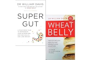 William Davis 2 Books Collection Set (Super Gut And Wheat Belly)