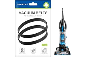 LANMU Replacement Belt Compatible with Bissell PowerForce Helix Turbo Pet Vacuum, Fit Models 2191, 2191U, 2190, 1700, 1701, 1797, 2691, 2692, 1240, 12B1, 68C7, 3920, Replace Parts 2031093 (2-Pack)