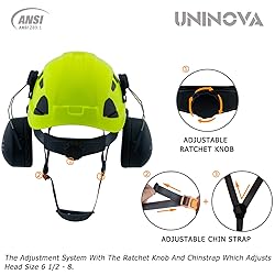 UNINOVA Arborist Helmet Forestry Helmet Chainsaw