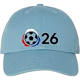 Soccer International Cup 2026 Hat – CUP26 USA Edition Baseball Cap – Adjustable One Size Fit – World Football Fan Gear