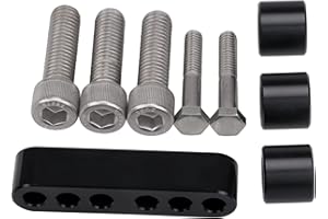 BID4ZE Driver FloorBoard Foot Board 3/4" Extension Spacer Set Fit For Harley Touring Electra Glide EFI FLHTI Road Glide EFI F