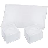 Disposable Pillow Case Covers(Pack of 100),Bulk Pillow Cases for Medical Hospital Travel,Paper Pillow Cases Disposable 21” Width x 30”Length (White)