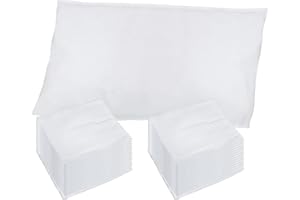 URBANROOTS Disposable Pillow Case Covers(Pack of 100),Bulk Pillow Cases for Medical Hospital Travel,Paper Pillow Cases Disposable 21” Width x 30”Length (White)