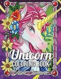 Unicorn Coloring Book: An Adult Coloring Book with Magical Animals, Cute Princesses, and Fantasy Scenes for Relaxation by Jade Summer