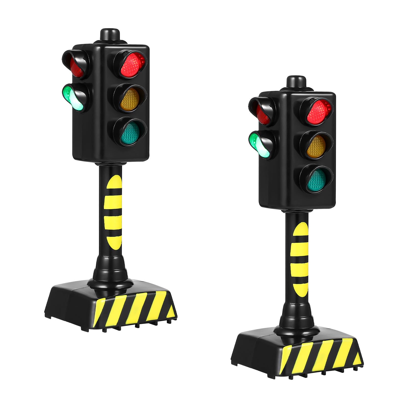 Photo 1 of STOBOK Traffic Light Toy,Mini Traffic Signal Light Model Toy Child Educational Toy,Pack of 2