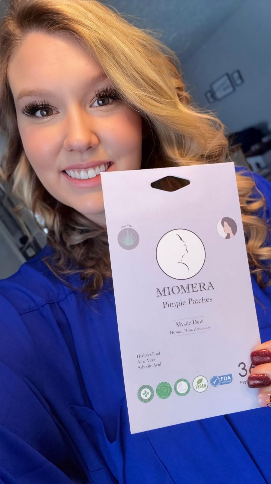 MioMera Pimple Patches, Invisible Pimple Patches for Face, Hydrocolloid Acne Patches, Zit Patches for All Skin Types, Easy Peel Acne Patch, Pimple Patch for Day and Night Use