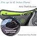 PYFK Running Belt Hydration Waist Pack with Water Bottle Holder for Men Women Waist Pouch Fanny Bag Reflective (Green)