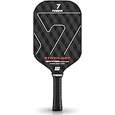 YVmove Pickleball Paddle with T700 Raw Carbon Fiber Surface & 16mm STR-Core Power Polymer Core, Premium Pickle Ball Racket Designed for Ultimate Spin & Consistency, USAPA Approved