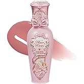 Flower Knows Midsummer Fairytales Coating Lip Lacquer,Glowy Non-Fading Lip Gloss,Hydrating Tinted Lip Oil for Girls&Women,Vegan & Cruelty Free,0.17Fl Oz(G04 To the Moon)