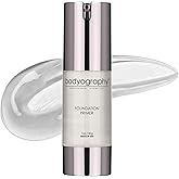 BODYOGRAPHY - Foundation Primer (Clear): Flawless Anti-Aging Salon Makeup Primer w/Vitamin E, A, Jojoba, Grapeseed Oil | Control Shine | Gluten-Free, Cruelty-Free, 1 oz.
