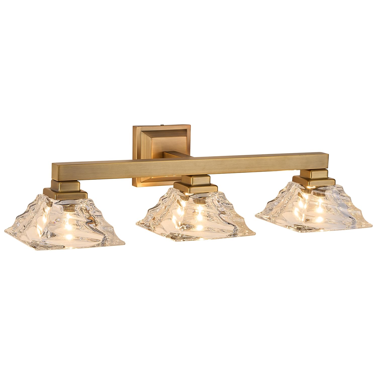 View 1 of ***FACTORY SEALED***JSDKIUT Vintage Bathroom Light fixtures, 27.95-inch,Vintage Vanity 3 Lights Bathroom Lights Fixtures Over Mirror, E26 Socket, Vanity Lights