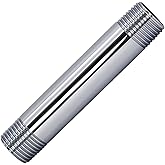 Westbrass D12104-26 ½” x 4" IPS Brass Pipe Nipple, Polished Chrome