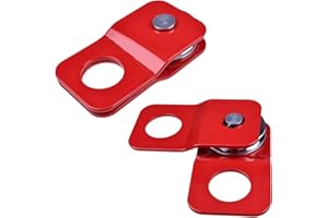 ELSOON 4 Ton Winch Snatch Block, 8000 lbs Capacity Recovery Pulley for Off-Road Towing and Hauling, Compatible with Synthetic Rope & Steel Cable (Max Diameter 2/5 inch), Ideal for Truck, ATV, SUV, UTV