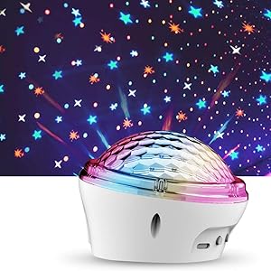 Star Night Light Projector for Bedroom Star Projector for 3 4 5 6 7-12 Year Old Girls Boy Gift for Kids Baby Adult-White