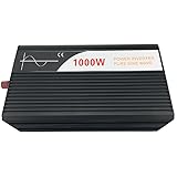 Xijia 1000W (Peak 2000W) Pure Sine Wave Power Inverter DC 12V 24V 48V to AC 120V 60HZ Solar Converter for Home Use car (DC 48V to AC 120V)