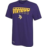 New Era NFL Men's Scoreboard Dri-Tek Short Sleeve Tee, Minnesota Vikings Large