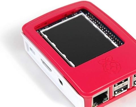 Mazuer Raspberry Pie 3 Shell Raspberry Pi Estuche 3b + Caja de protección Especial Estuche para computadora Carcasa roja y Blanca (Color: Rojo y Blanco)