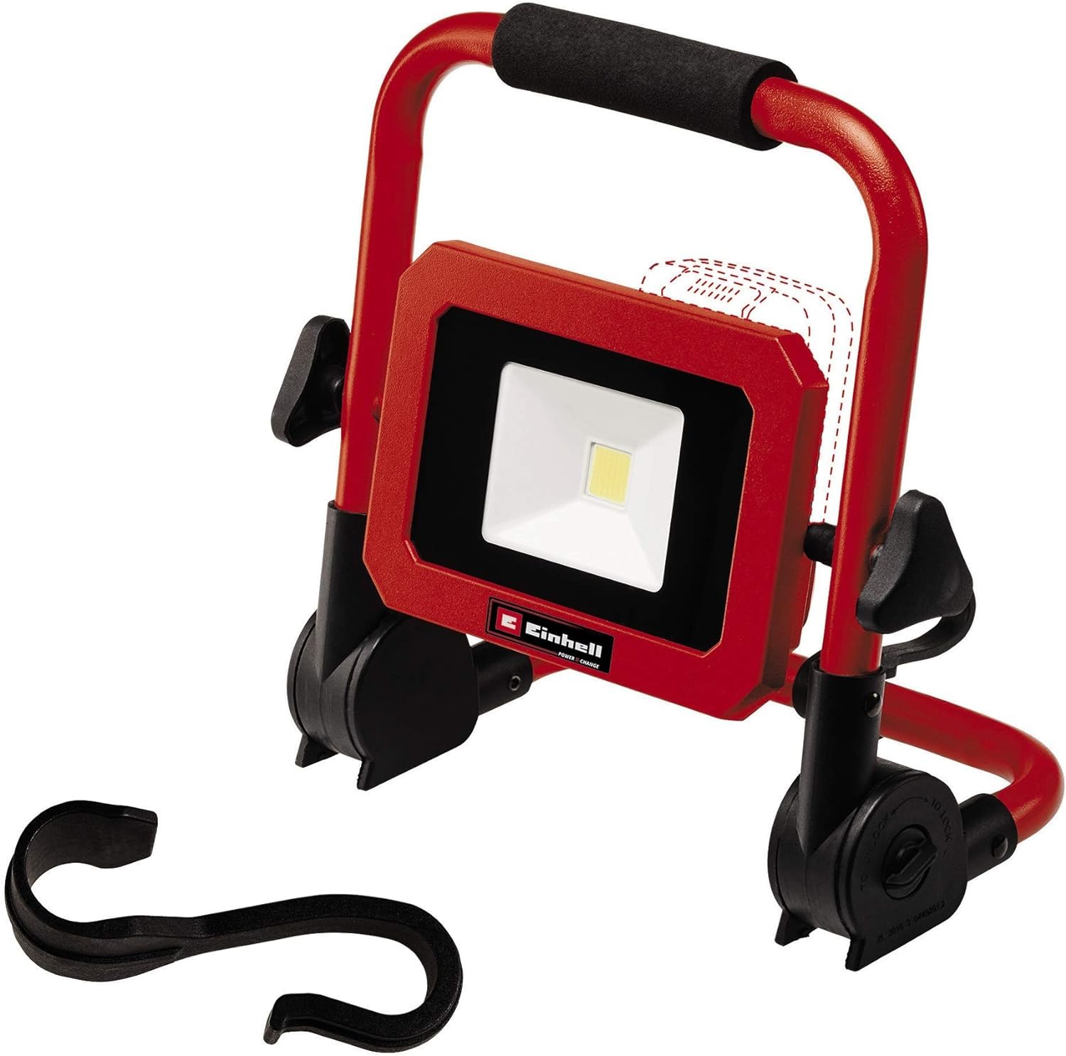 Einhell Work Light 18V Power X-Change, Portable Rechargeable, Battery Powered, LED (1800Lm Max), Job Site Floodlight Work Lamp, Without Battery TE-CL 18/1800 LiAC Solo