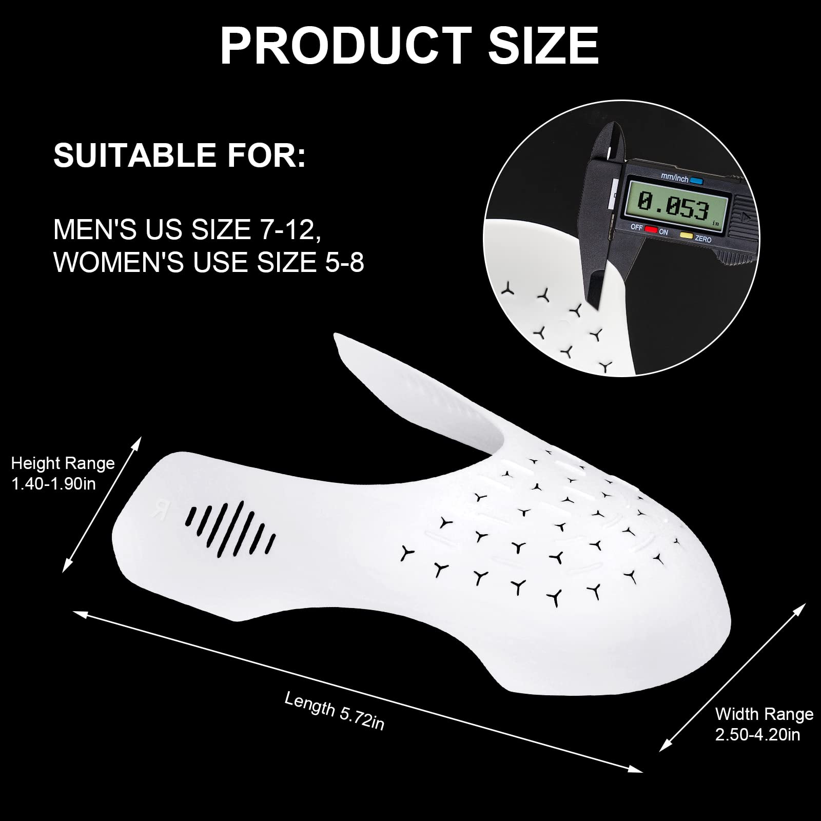 Toe Box Protector Mua Comfowner Shoe Creases Preventer, Shoe Boot Toe Box Guards, Anti ...