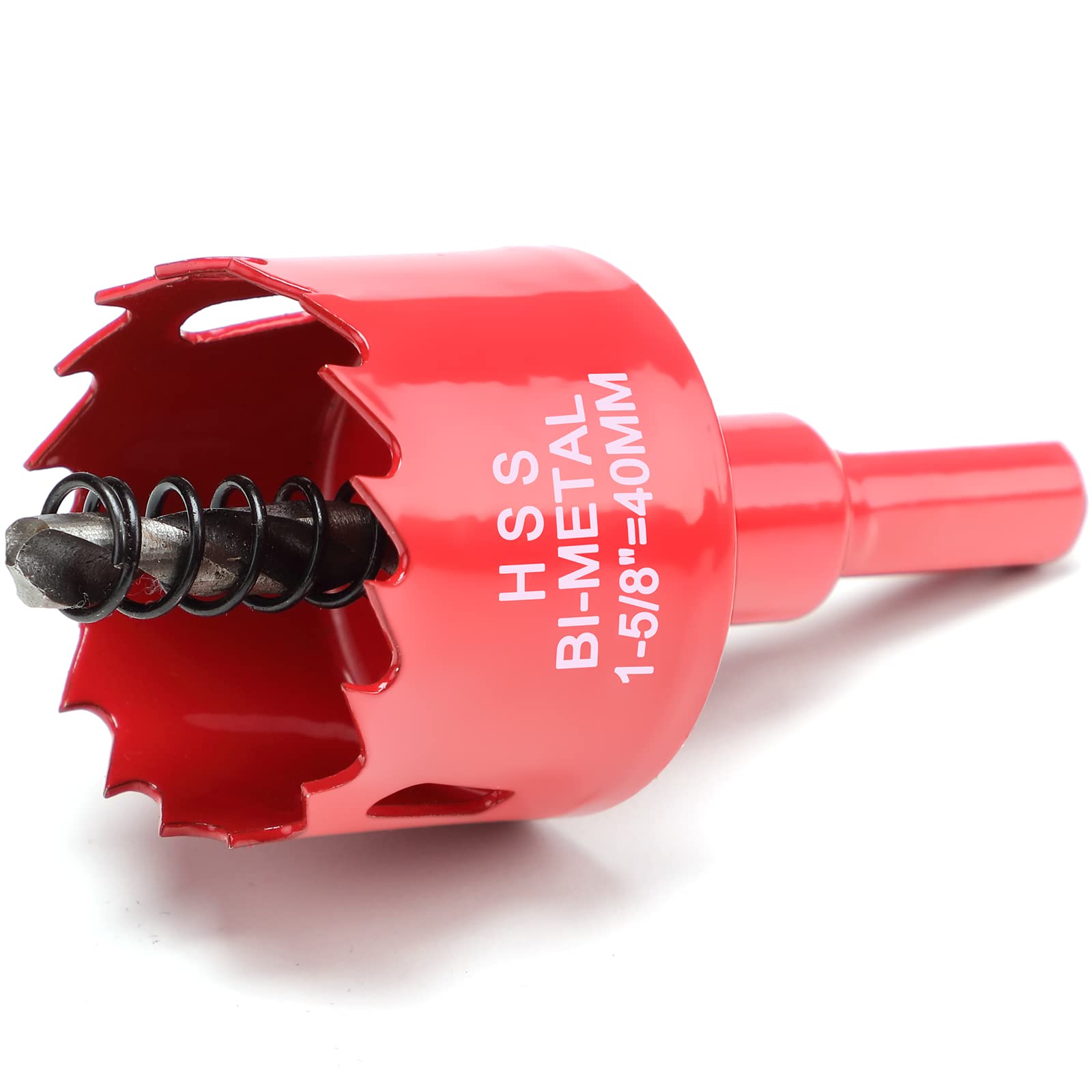 40mm Hole Saws Cutter, HSS Bi-Metal Drill Bit for Wood, Plastic, UPVC, Fiberglass and Plasterboard — image 1