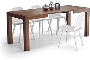 Mobili Fiver, First Extendable Table, Walnut, Made in Italy